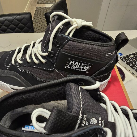 Vans Half Cab MTE 3 Gore Tex Black White Mid Hiking Trail Boots Shoes Size 10 - Picture 2 of 15